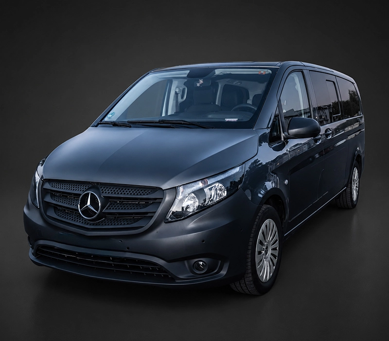 Mercedes Benz Vito Tourer for private Europe transfers and tours
